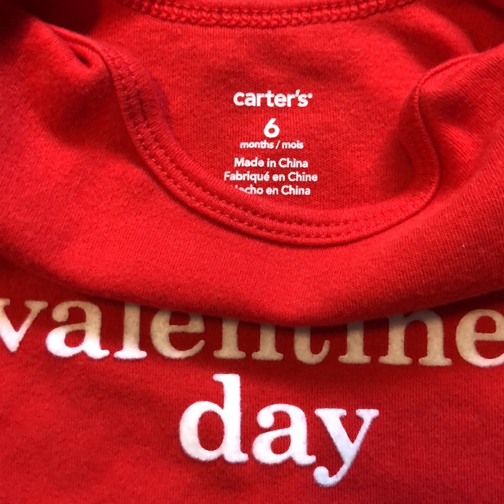 3/$10 ☀️ Carter’s | My First Valentine’s Day Onesie - Picture 2 of 4